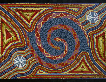 Wantapiri by Malcolm Maloney Jagamarra, 1994.