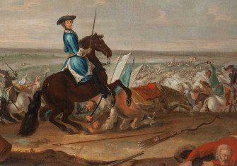 Charles XII at the Battle of Narva, David von Krafft, c.1700.