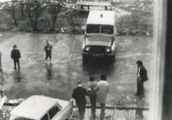 The arrest of Aleksandr Podrebinek by plainclothes KGB men during a Baptist prayer meeting in April 1977. Smith Archive/Alamy Stock Photo.