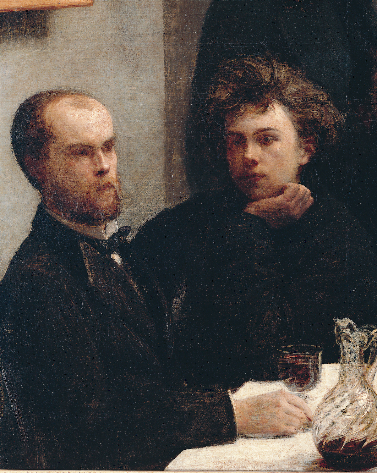 Paul Verlaine and Arthur Rimbaud, by Henri Fantin-Latour, 1872. Mondadori Portfolio/Getty Images.