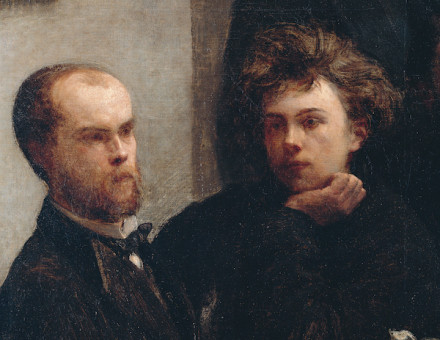 Paul Verlaine and Arthur Rimbaud, by Henri Fantin-Latour, 1872. Mondadori Portfolio/Getty Images.