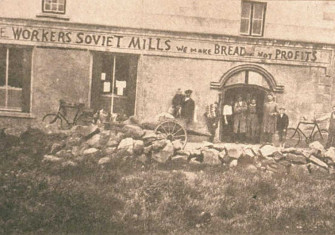 Bruree Workers Soviet Mills, in Bruree, County Limerick, declared soviet on 26 August 1921. Wiki Commons/Limerick Museum.