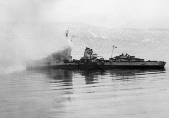 The Second British Naval Action Off Narvik. 13 April 1940.