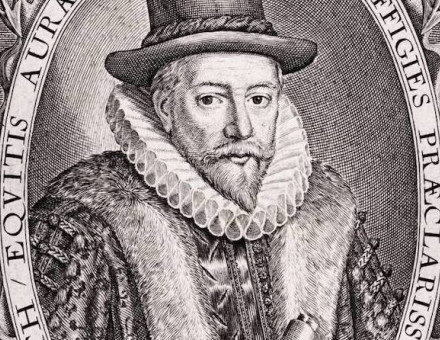 Muscovy Company governor Thomas Smythe, engraving by Simon de Passe, c.1605. incamerastock/Alamy Stock Photo.