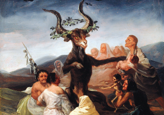 Witches’ Sabbath, by Francisco Goya, 1798.